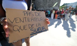 Manifestation au collège Juliette Dodu
