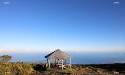 kiosque sur la route du Maïdo 