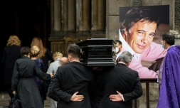 Funérailles de Guy Bedos à l'église Saint-Germain-des-Prés à Paris, le 4juin 2020