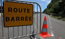 route du littoral barré