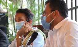 Huguette Bello et Olivier Hoarau 