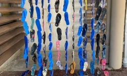 Saint-Louis : une oeuvre d'art créée par des lycéens pour sensibiliser à la cause des migrants 