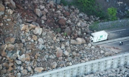 éboulis route du littoral 2006