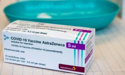 Une boîte du vaccin du laboratoire suédo-britannique AstraZenaca