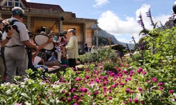 Élisabeth Borne en visite à Salazie