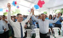 visite de Bruno Retailleau avec Cyrille Melchior 