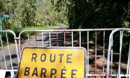 Route forestière de Mafate fermée 