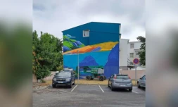 Fresque murale pour la "ville musée" au Port