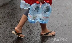 distribution eau potable aprés le passage de Belal 