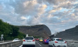 bouchon vers le sud route du littoral