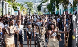 festivités du 20 desanm, photos, Saint-Denis, grand défilé, abolition de l'esclavage