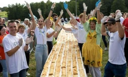 Chaîne de strudels de 3 km
