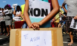 Chaêne huamine contre la carrière de Bois Blanc