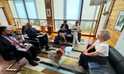 Cyrille Melchior rencontre la ministre déléguée chargée des Outre-Mer Marie Guévenoux
