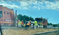 Quatre voies à Saint-Paul : accident au niveau de l'échangeur de Savannah, voie de gauche neutralisée