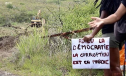 Bois Blanc : des engins de chantier sur la carrière