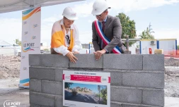 Le Port pose la premiÚre pierre de la résidence "Ilot Saint-Paul"