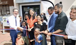 Redressement quartier de la Chaumière dans le cadre du plan de sauvegarde et inauguration de la maison de projets