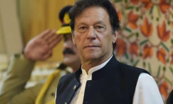Le Premier Ministre pakistanais Imran Khan à Muzaffarabad le 14 août 2019