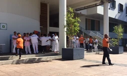 CHU débrayage du 5 juillet 