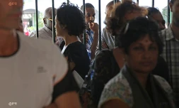 débrayage au collÚge bourbon