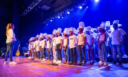 Le Port : restitution de la "Chorale pour mieux grandir " au Kabardock 