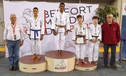 Clarence Mauree au tournoi de judo de Belfort
