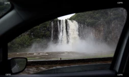 Pluie cascade Niagara 