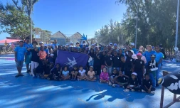 Saint-Leu : les élèves de l'aire marine éducative présentent leurs projets à des écoliers venus de Mafate et de Mayotte