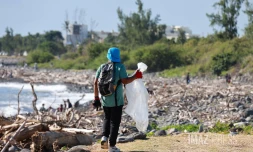 ramassage déchets après le cyclone 