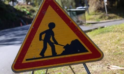 panneau travaux