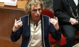 La ministre du Travail Muriel Pénicaud le 21 février 2018 à l'Assemblée nationale