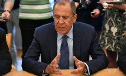 Le ministre russe des Affaires étrangères, Sergueï Lavrov, le 14 août 2015 à Moscou