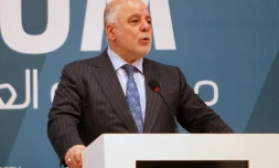 Le Premier ministre irakien Haider al-Abadi à Bagdad, le 2 avril 2017