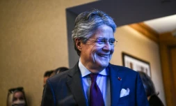 Le président équatorien Guillermo Lasso à Los Angeles le 7 juin 2022