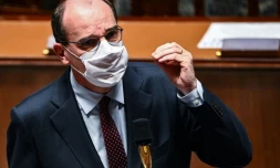 Le Premier ministre Jean Castex à l'Assemblée nationale, le 24 novembre 2020 à Paris