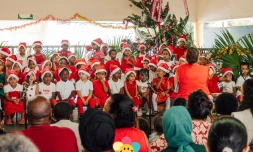 magie de noel à l'école Ylang Ylang