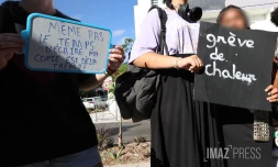 Manifestation au collège Juliette Dodu