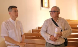  Saint-Pierre : l’évêque visite les églises en rénovation