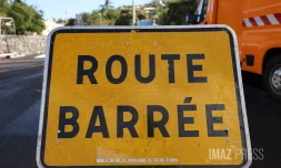 panneau route barrée drr 