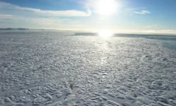 La banquise près de l'île canadienne de Devon, dans l'archipel arctique, le 27 septembre 2015 ( AFP / Clement Sabourin )