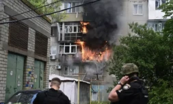 Ukraine: frappes sur l'est et le sud, Poutine évoque une "avancée" sur les céréales