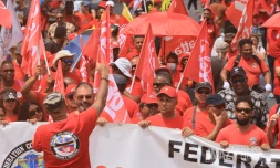 Saint-Denis - Manifestation contre la réforme des retraites