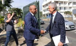 préfet Patrice Latron en visite à la CCI