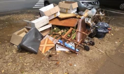 Déchèterie sauvage à Saint-Denis