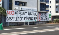 Extinction Rebellion redécore le barachois contre le projet NEO 