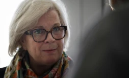 La ministre de la Santé, Catherine Vautrin, à Strasbourg, le 1er février 2025 ( AFP / ELSA RANCEL )