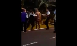 Vidéo interpellation violente Saint-Philippe