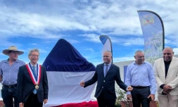 Département : inauguration de la retenue collinaire de Piton Sahales