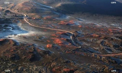 plaine des sables gelée 